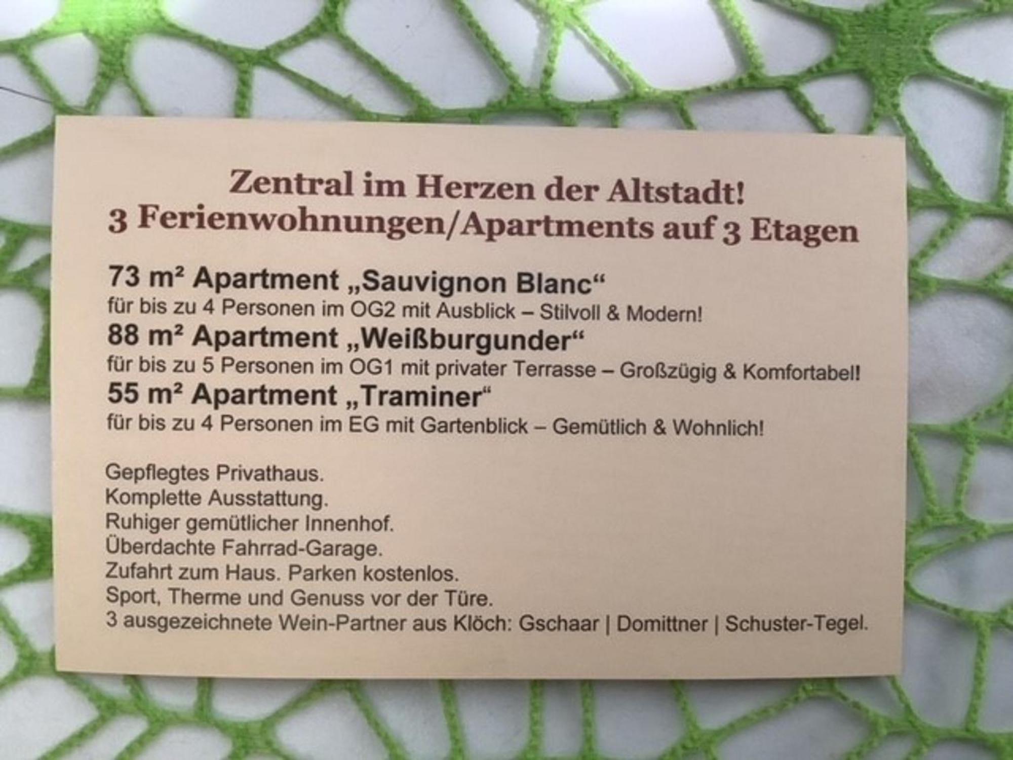 Altstadt-Apartments Bad Radkersburg - Ihr Zuhause Auf Reisen Exterior photo